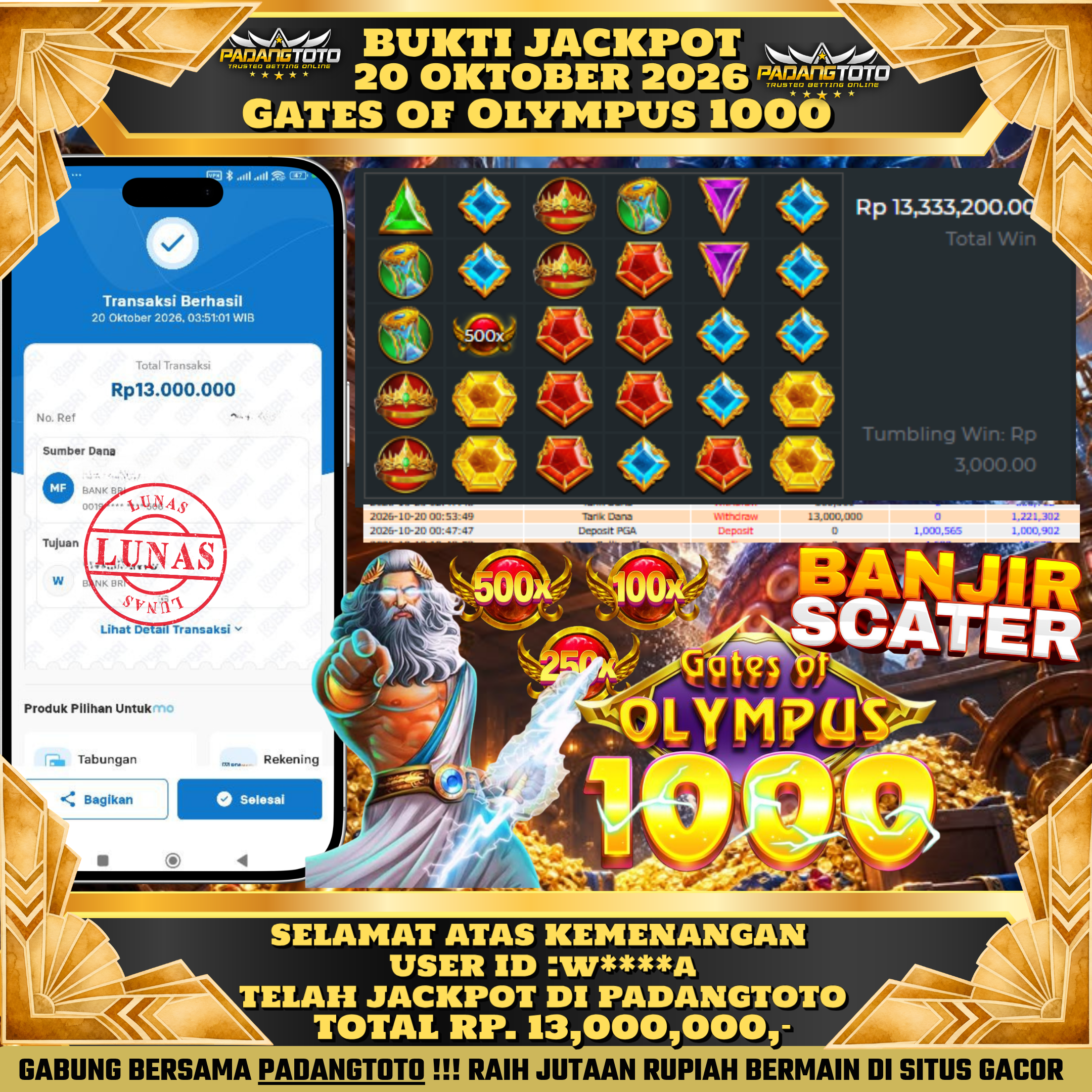 BUKTI JP MEMBER